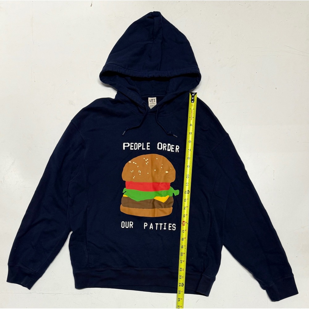 UNIQLO UT x Cactus Plant Flea Market Spongebob Krusty Krab Hoodie Mens Medium‎
